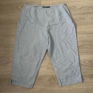 Rebecca Malone Gingham Capris Size 12.